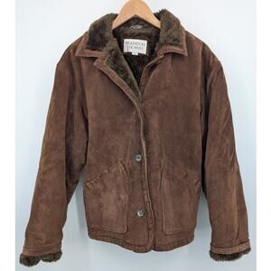 Brandon Thomas Brown Suede Jacket